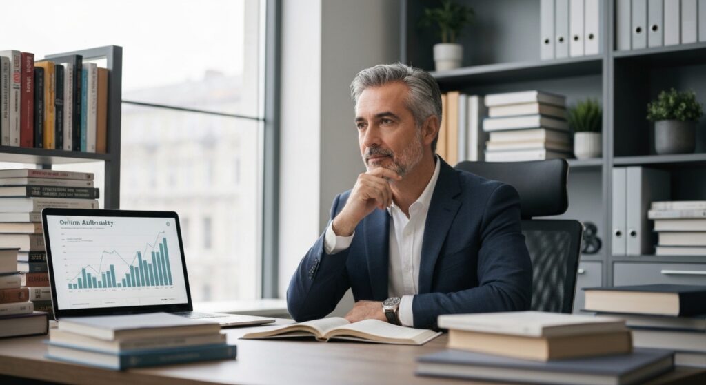 Escritor construindo autoridade digital