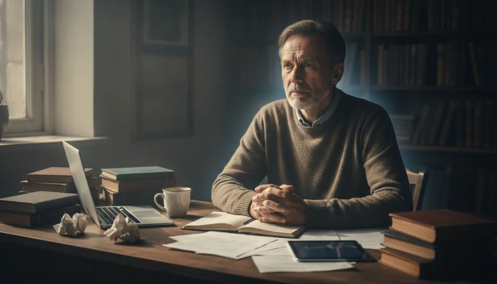 Pessoa feliz folheando livros, simbolizando o sonho de viver de livros.